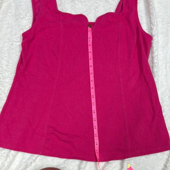 Ava & Viv Pink Fitted Bustier Tank Top - Picture 4 of 5